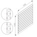 Lamelni panel 1200x1200x18mm, utori na 100mm, par